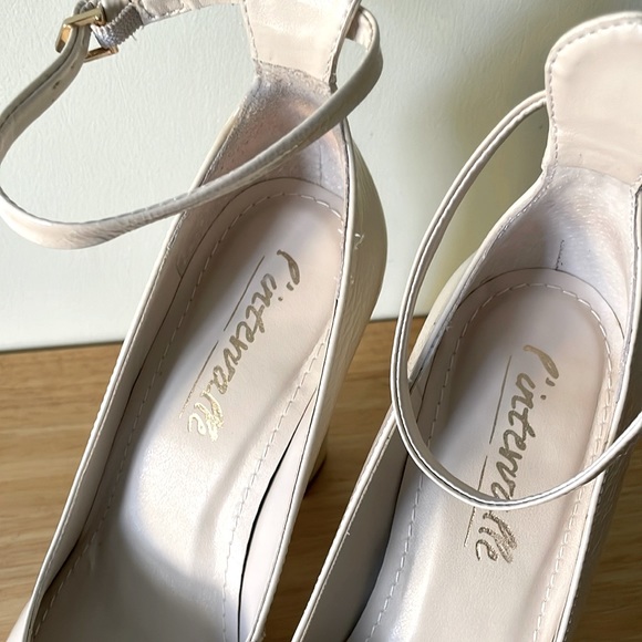 L’Intervalle Habibi Off White Naplack Leather Platform Round Toe Shoes, Size 8 - Picture 8 of 16